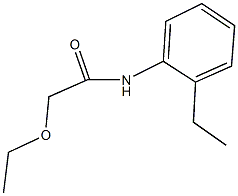 2-ethoxy-N-(2-ethylphenyl)acetamide Struktur