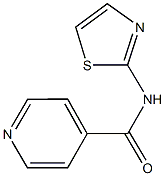 N-(1,3-thiazol-2-yl)isonicotinamide Struktur