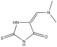 5-[(dimethylamino)methylene]-2-thioxo-4-imidazolidinone Struktur