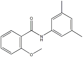 N-(3,5-dimethylphenyl)-2-methoxybenzamide Struktur