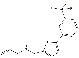 N-allyl-N-({5-[3-(trifluoromethyl)phenyl]-2-furyl}methyl)amine Struktur