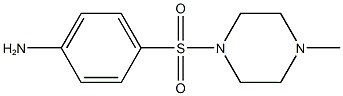 4-[(4-methyl-1-piperazinyl)sulfonyl]phenylamine Struktur