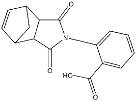 2-(3,5-dioxo-4-azatricyclo[5.2.1.0~2,6~]dec-8-en-4-yl)benzoic acid Struktur