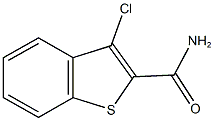 3-chloro-1-benzothiophene-2-carboxamide Struktur