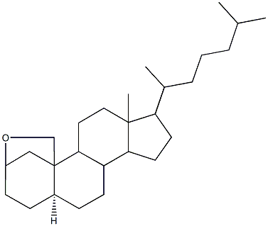 6-(1,5-dimethylhexyl)-5-methyl-17-oxapentacyclo[14.2.1.0~1,13~.0~2,10~.0~5,9~]nonadecane Struktur