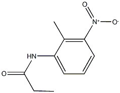 N-{3-nitro-2-methylphenyl}propanamide Struktur