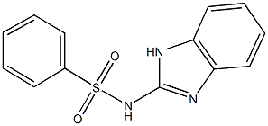 N-(1H-benzimidazol-2-yl)benzenesulfonamide Struktur