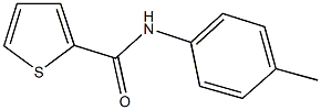 N-(4-methylphenyl)thiophene-2-carboxamide Struktur