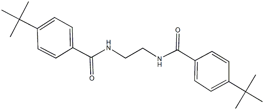 4-tert-butyl-N-{2-[(4-tert-butylbenzoyl)amino]ethyl}benzamide Struktur