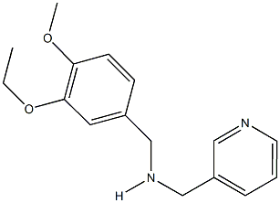 N-(3-ethoxy-4-methoxybenzyl)-N-(3-pyridinylmethyl)amine Struktur