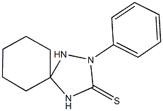 2-phenyl-1,2,4-triazaspiro[4.5]decane-3-thione Struktur