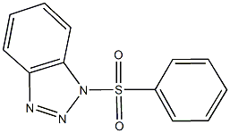 1-(phenylsulfonyl)-1H-1,2,3-benzotriazole Struktur