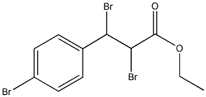 ethyl 2,3-dibromo-3-(4-bromophenyl)propanoate Struktur