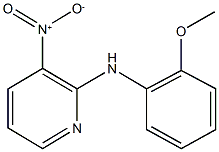 3-nitro-2-(2-methoxyanilino)pyridine Struktur