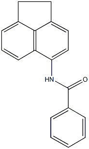 N-(1,2-dihydro-5-acenaphthylenyl)benzamide Struktur