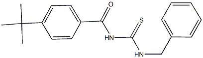 N-benzyl-N'-(4-tert-butylbenzoyl)thiourea Struktur