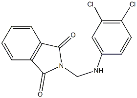 2-[(3,4-dichloroanilino)methyl]-1H-isoindole-1,3(2H)-dione Struktur