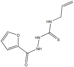 N-allyl-2-(2-furoyl)hydrazinecarbothioamide Struktur