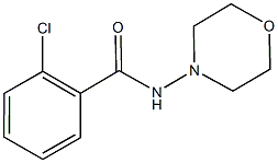 2-chloro-N-(4-morpholinyl)benzamide Struktur