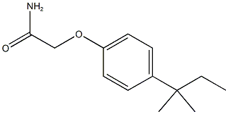 2-[4-(tert-pentyl)phenoxy]acetamide Struktur