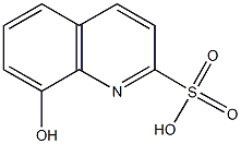 8-hydroxy-2-quinolinesulfonic acid Struktur