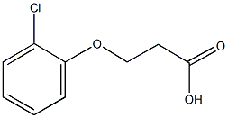 3-(2-chlorophenoxy)propanoic acid Struktur