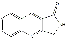 9-methyl-2,3-dihydro-1H-pyrrolo[3,4-b]quinolin-1-one Struktur