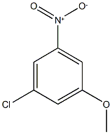 1-chloro-3-methoxy-5-nitrobenzene Struktur