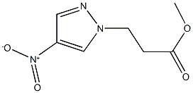 methyl 3-(4-nitro-1H-pyrazol-1-yl)propanoate Struktur