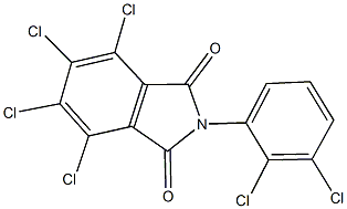 4,5,6,7-tetrachloro-2-(2,3-dichlorophenyl)-1H-isoindole-1,3(2H)-dione Struktur