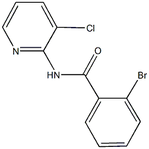 2-bromo-N-(3-chloro-2-pyridinyl)benzamide Struktur