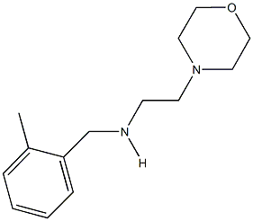 N-(2-methylbenzyl)-N-[2-(4-morpholinyl)ethyl]amine Struktur