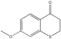 7-methoxy-2,3-dihydro-4H-thiochromen-4-one Struktur