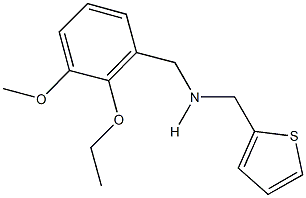 N-(2-ethoxy-3-methoxybenzyl)-N-(2-thienylmethyl)amine Struktur