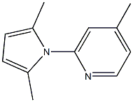 2-(2,5-dimethyl-1H-pyrrol-1-yl)-4-methylpyridine Struktur