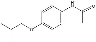 N-(4-isobutoxyphenyl)acetamide Struktur