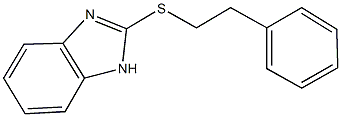 1H-benzimidazol-2-yl 2-phenylethyl sulfide Struktur