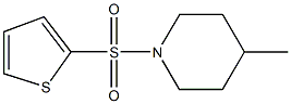 4-methyl-1-(2-thienylsulfonyl)piperidine Struktur