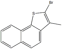 2-bromo-3-methylnaphtho[1,2-b]thiophene Struktur