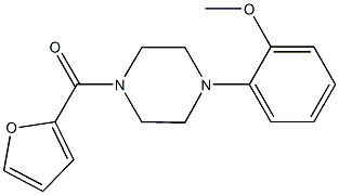 1-(2-furoyl)-4-(2-methoxyphenyl)piperazine Struktur