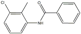 N-(3-chloro-2-methylphenyl)benzamide Struktur