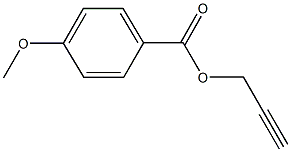 2-propynyl 4-methoxybenzoate Struktur