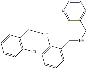 N-{2-[(2-chlorobenzyl)oxy]benzyl}-N-(3-pyridinylmethyl)amine Struktur