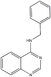 N-benzyl-N-(4-quinazolinyl)amine Struktur