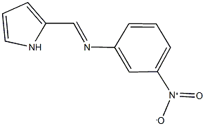 2-[({3-nitrophenyl}imino)methyl]-1H-pyrrole Struktur