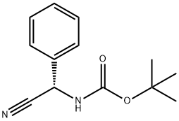 tert-butyl cyano(phenyl)methylcarbamate Struktur