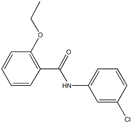 N-(3-chlorophenyl)-2-ethoxybenzamide Struktur