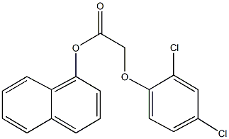 1-naphthyl (2,4-dichlorophenoxy)acetate Struktur