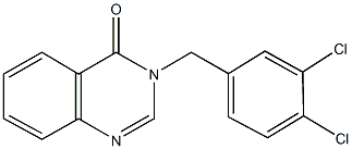 3-(3,4-dichlorobenzyl)-4(3H)-quinazolinone Struktur