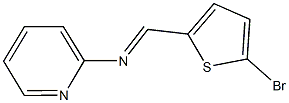 N-[(5-bromo-2-thienyl)methylene]-N-(2-pyridinyl)amine Struktur